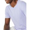 imageAmazon Essentials Mens ShortSleeve VNeck TShirts Pack of 2Dark BlueLavender