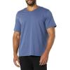 imageAmazon Essentials Mens ShortSleeve VNeck TShirts Pack of 2Dark BlueNavy