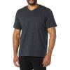 imageAmazon Essentials Mens ShortSleeve VNeck TShirts Pack of 2Dark Grey Heather