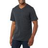 imageAmazon Essentials Mens ShortSleeve VNeck TShirts Pack of 2Dark Grey Heather