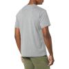 imageAmazon Essentials Mens ShortSleeve VNeck TShirts Pack of 2Dark Grey HeatherWhite