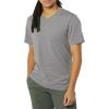 imageAmazon Essentials Mens ShortSleeve VNeck TShirts Pack of 2Grey Heather