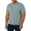 imageAmazon Essentials Mens ShortSleeve VNeck TShirts Pack of 2Grey Heather