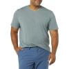 imageAmazon Essentials Mens ShortSleeve VNeck TShirts Pack of 2Grey Heather Cactus