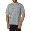 imageAmazon Essentials Mens ShortSleeve VNeck TShirts Pack of 2Grey Heather Cactus Print