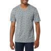 imageAmazon Essentials Mens ShortSleeve VNeck TShirts Pack of 2Grey Heather Cactus Print