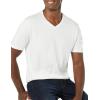 imageAmazon Essentials Mens ShortSleeve VNeck TShirts Pack of 2Mint Green White