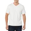 imageAmazon Essentials Mens ShortSleeve VNeck TShirts Pack of 2Mint Green White