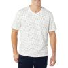 imageAmazon Essentials Mens ShortSleeve VNeck TShirts Pack of 2NavyBoat Print
