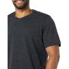 imageAmazon Essentials Mens ShortSleeve VNeck TShirts Pack of 2NavyCharcoal Heather