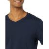 imageAmazon Essentials Mens ShortSleeve VNeck TShirts Pack of 2NavyCharcoal Heather