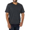 imageAmazon Essentials Mens ShortSleeve VNeck TShirts Pack of 2NavyCharcoal Heather