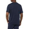imageAmazon Essentials Mens ShortSleeve VNeck TShirts Pack of 2NavyCharcoal Heather