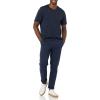 imageAmazon Essentials Mens ShortSleeve VNeck TShirts Pack of 2NavyCharcoal Heather