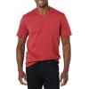 imageAmazon Essentials Mens ShortSleeve VNeck TShirts Pack of 2NavyDark Red
