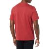 imageAmazon Essentials Mens ShortSleeve VNeck TShirts Pack of 2NavyDark Red