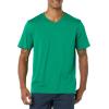 imageAmazon Essentials Mens ShortSleeve VNeck TShirts Pack of 2NavyGreen
