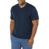 imageAmazon Essentials Mens ShortSleeve VNeck TShirts Pack of 2NavyGreen