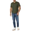 imageAmazon Essentials Mens ShortSleeve VNeck TShirts Pack of 2NavyOliveStripe