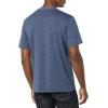 imageAmazon Essentials Mens ShortSleeve VNeck TShirts Pack of 2Washed BlueFloral Print
