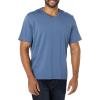 imageAmazon Essentials Mens ShortSleeve VNeck TShirts Pack of 2Washed BlueLavender