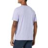 imageAmazon Essentials Mens ShortSleeve VNeck TShirts Pack of 2Washed BlueLavender