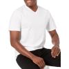 imageAmazon Essentials Mens ShortSleeve VNeck TShirts Pack of 2White