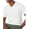 imageAmazon Essentials Mens ShortSleeve VNeck TShirts Pack of 2White