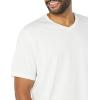 imageAmazon Essentials Mens ShortSleeve VNeck TShirts Pack of 2WhiteAqua Blue