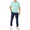 imageAmazon Essentials Mens ShortSleeve VNeck TShirts Pack of 2WhiteAqua Blue