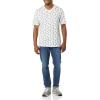 imageAmazon Essentials Mens ShortSleeve VNeck TShirts Pack of 2WhitePineapple Print