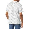 imageAmazon Essentials Mens ShortSleeve VNeck TShirts Pack of 2WhitePineapple Print