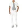 imageAmazon Essentials Mens SkinnyFit Washed Comfort Stretch Chino Pant Previously GoodthreadsWhite