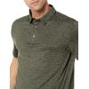 imageAmazon Essentials Mens SlimFit Quick Dry Tech Stretch Lightweight Golf Polo ShirtOlive Heather