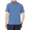 imageAmazon Essentials Mens SlimFit ShortSleeve QuickDry UPF 50 Swim TeeBlue