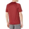 imageAmazon Essentials Mens SlimFit ShortSleeve QuickDry UPF 50 Swim TeeBrick Red