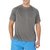 imageAmazon Essentials Mens SlimFit ShortSleeve QuickDry UPF 50 Swim TeeCharcoal