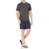 imageAmazon Essentials Mens SlimFit ShortSleeve QuickDry UPF 50 Swim TeeDark Grey