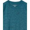 imageAmazon Essentials Mens SlimFit ShortSleeve QuickDry UPF 50 Swim TeeDark Teal Blue