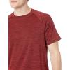 imageAmazon Essentials Mens SlimFit ShortSleeve QuickDry UPF 50 Swim TeeRed Heather