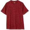 imageAmazon Essentials Mens SlimFit ShortSleeve QuickDry UPF 50 Swim TeeRed Heather