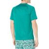 imageAmazon Essentials Mens SlimFit ShortSleeve QuickDry UPF 50 Swim TeeTeal Green