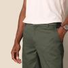 imageAmazon Essentials Mens SlimFit WrinkleResistant FlatFront Stretch Chino PantDark Olive