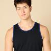 imageAmazon Essentials Mens Tank Top RegularFit UndershirtBlackBlue