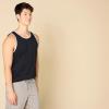 imageAmazon Essentials Mens Tank Top RegularFit UndershirtBlackWhite