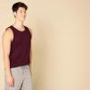 imageAmazon Essentials Mens Tank Top RegularFit UndershirtBurgundy