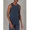 imageAmazon Essentials Mens Tank Top RegularFit UndershirtSteel Blue