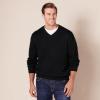 imageAmazon Essentials Mens VNeck Pullover Sweater Available in Big ampamp TallBlack