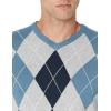 imageAmazon Essentials Mens VNeck Pullover Sweater Available in Big ampamp TallBlue Argyle