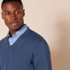 imageAmazon Essentials Mens VNeck Pullover Sweater Available in Big ampamp TallBlue Heather